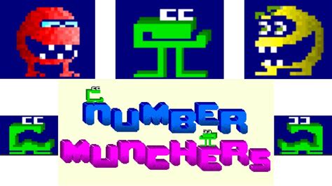  Number Munchers！数字を食べて、数学の達人になろう！